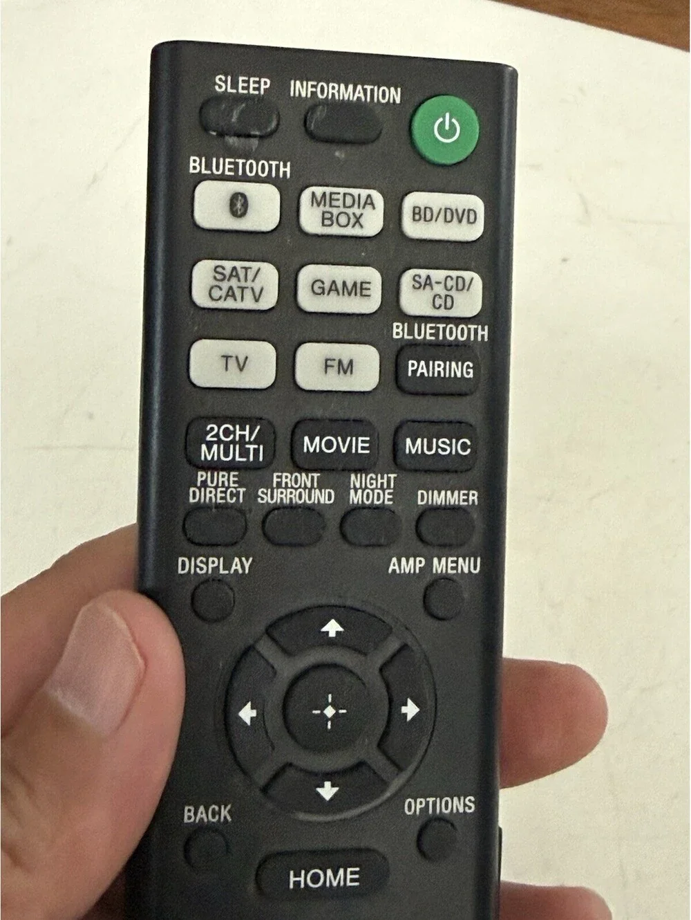 OEM Sony RMT-AA401U Remote Control STRDH590 Audio/Video Receiver , Working